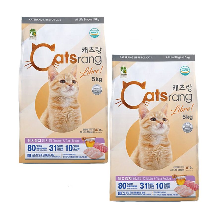 캐츠랑 리브레5kg X 2개 전연령 고양이사료 고양이밥
