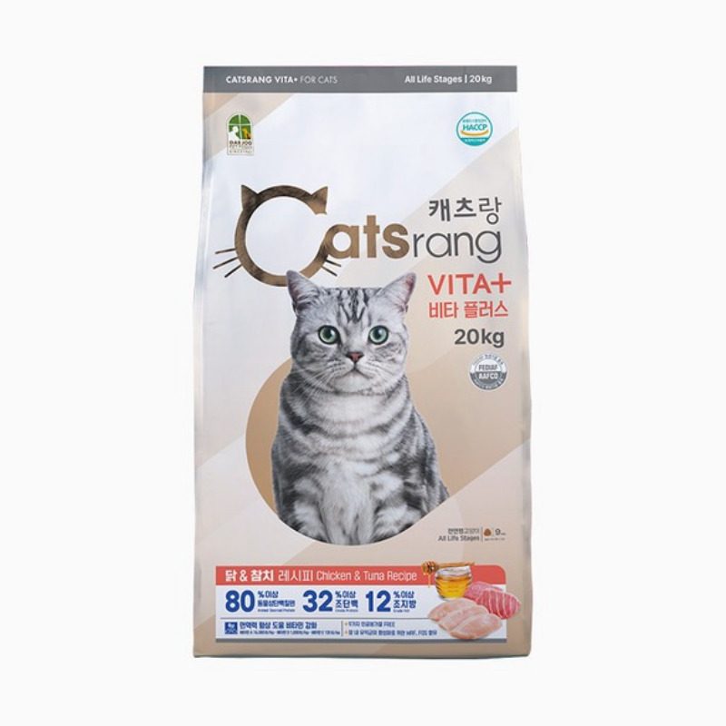 캐츠랑 고양이사료 전연령 비타플러스 20kg 점보