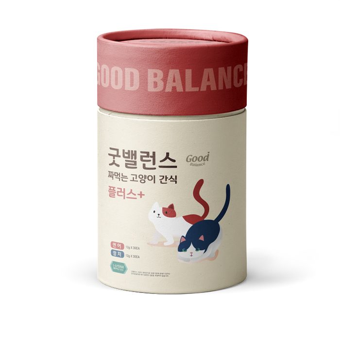 굿밸런스 고양이 짜먹는 간식 플러스