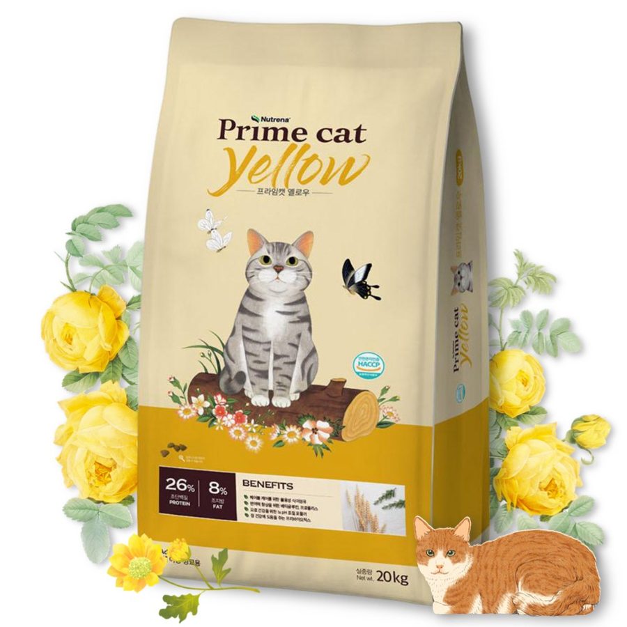 뉴트리나 프라임캣 옐로우