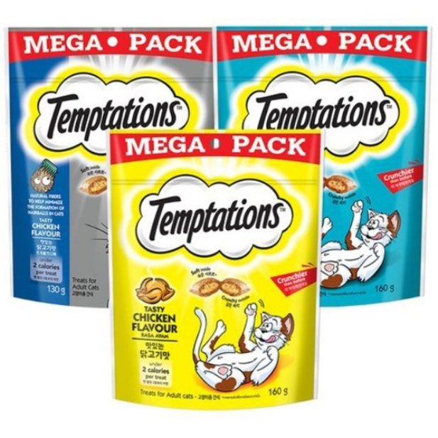 템테이션 고양이 메가팩 스낵 3종 세트