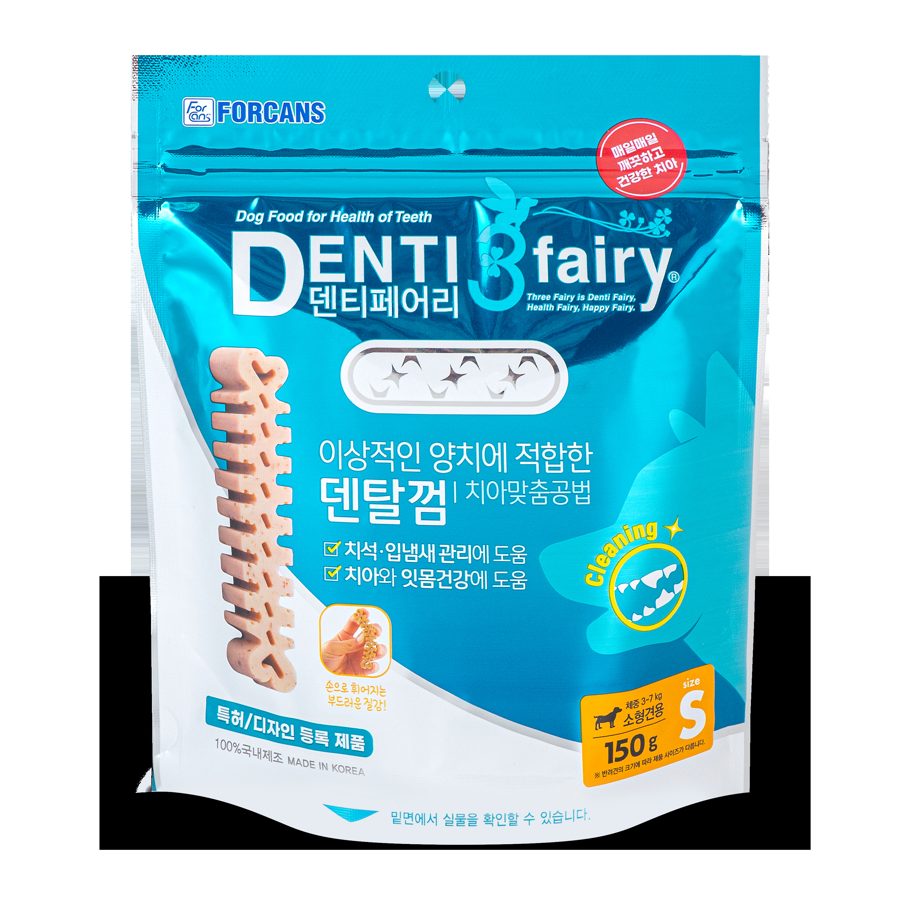 포켄스덴티페어리 강아지 덴탈껌 S