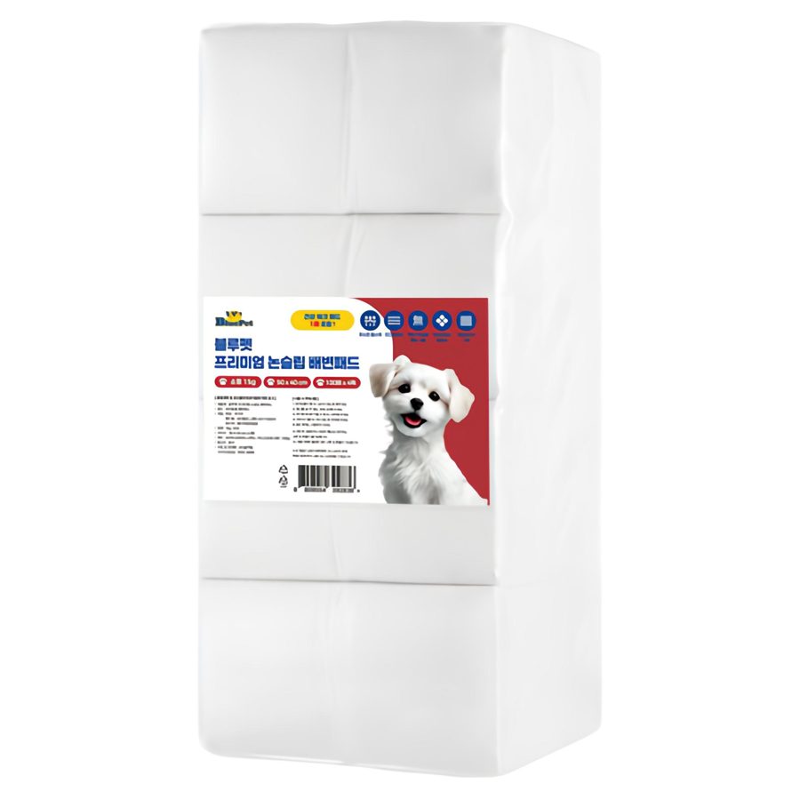 블루펫 프리미엄 논슬립 배변패드 무향 15g