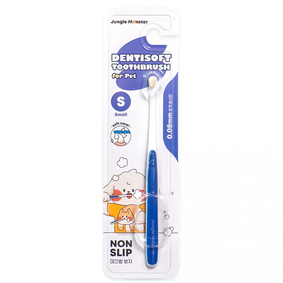정글몬스터 반려동물 덴티소프트 극세사모 칫솔 S