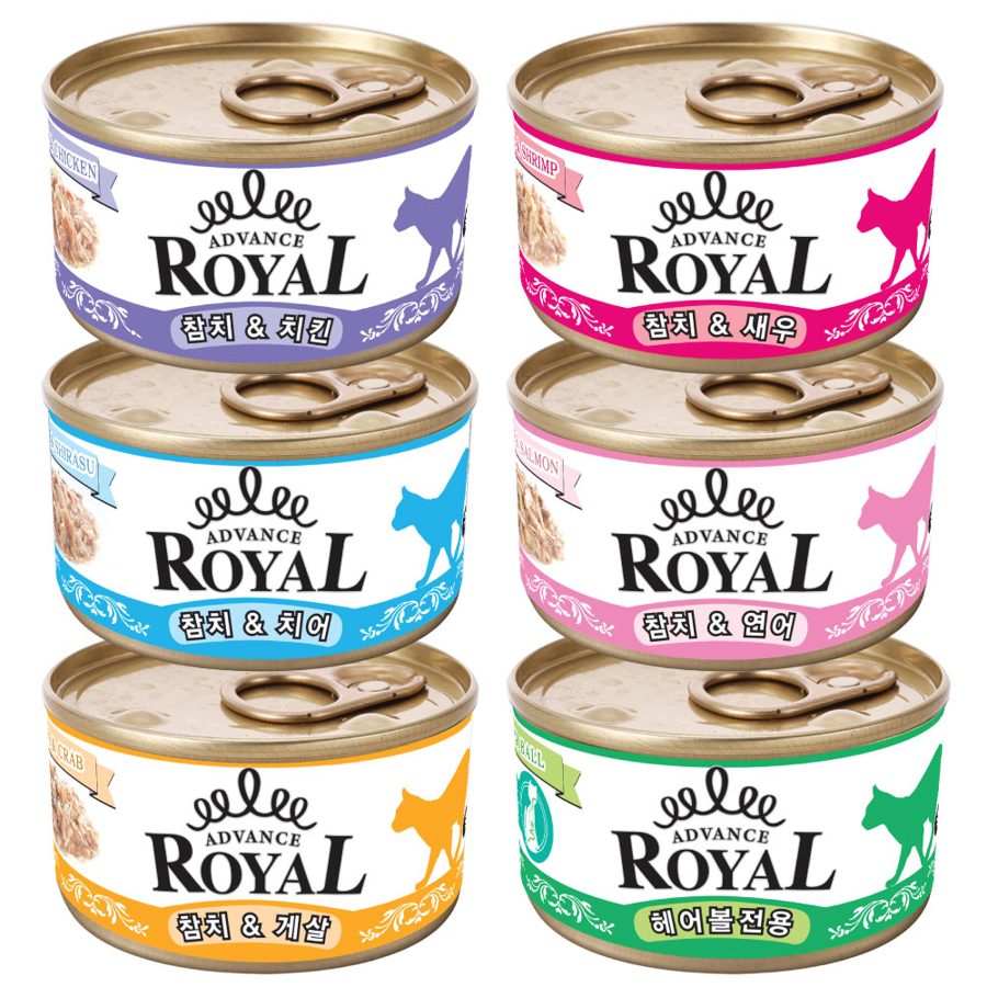 로얄 어드밴스 캔 콤보 고양이 캔 간식 통조림