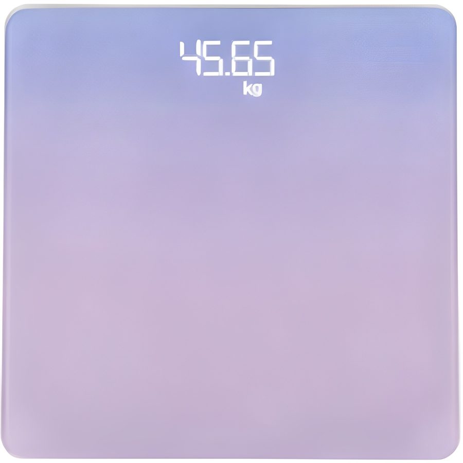 블루스타 실내 온도측정가능 LED 파스텔 정밀 체중계