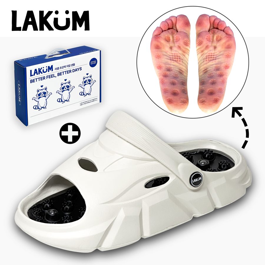 라쿰 스테미나 다이어트 붓기 초강력 지압 슬리퍼 유해테스트완료
