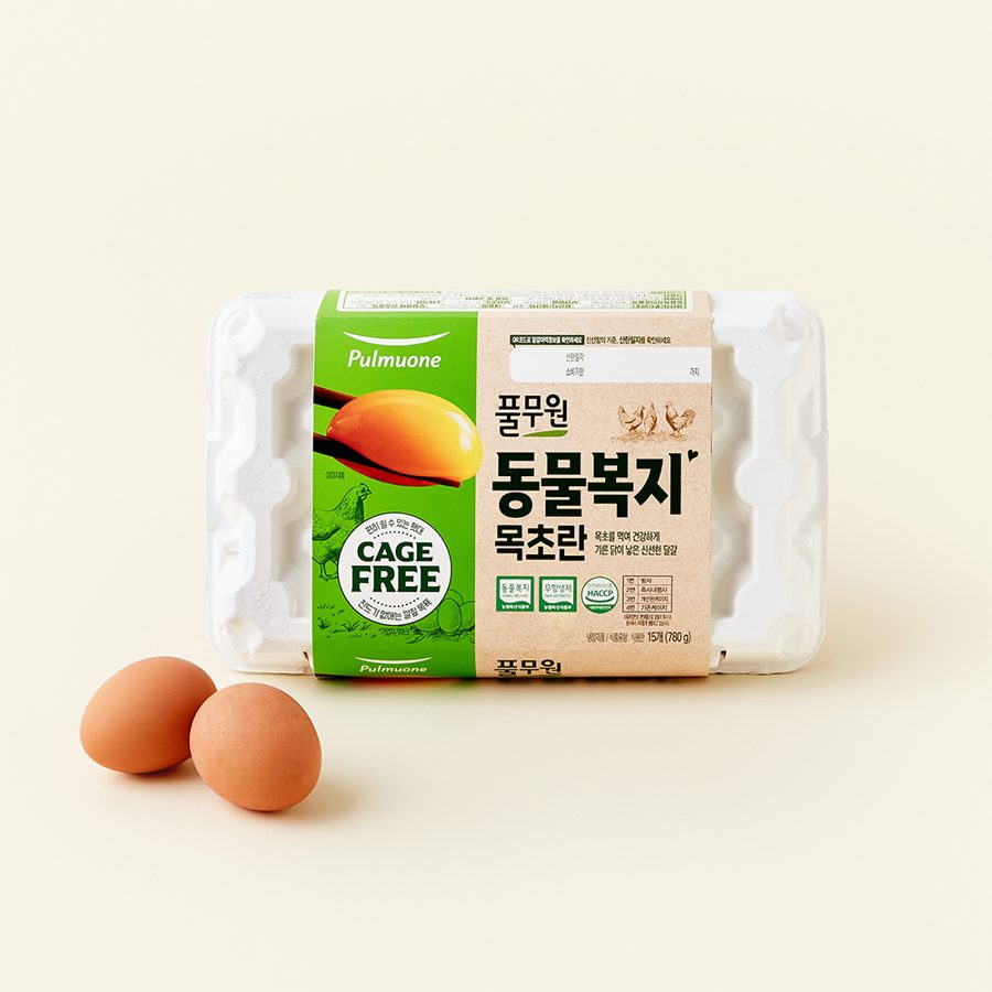 풀무원 동물복지 목초란