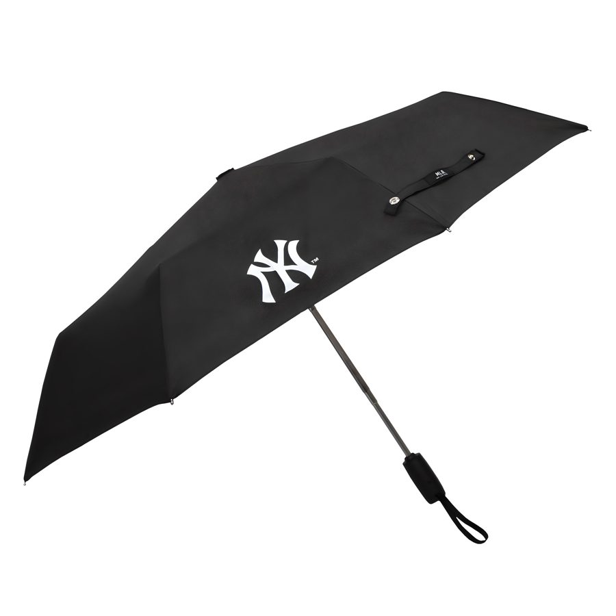 MLB NY 심플로고 3단 자동우산 + 커버세트